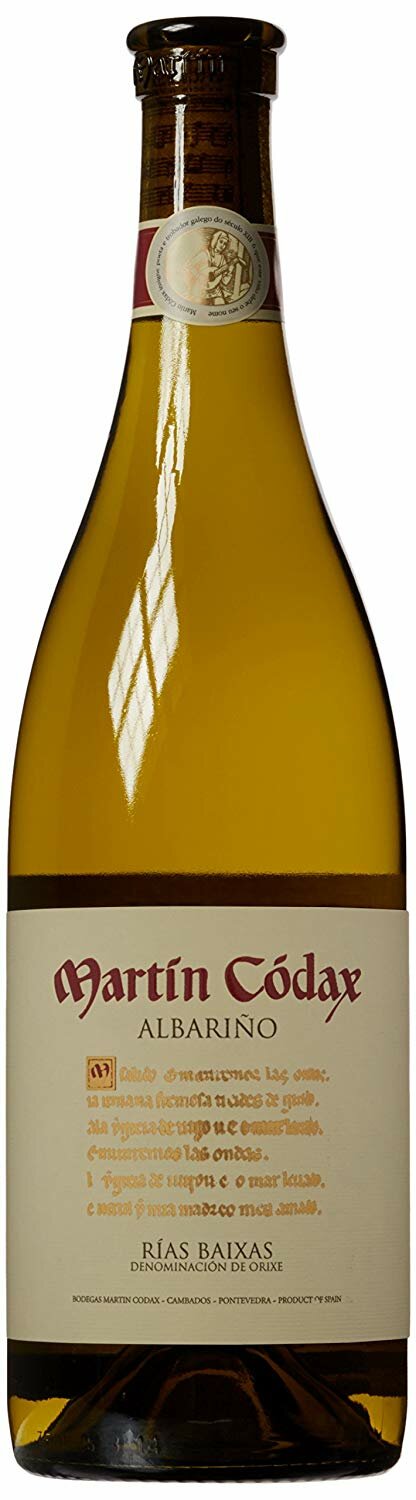 Martín Códax - Vino Blanco 75 cl Un BUEN VINO para hacer tu barbacoa perfecta. Martín Códax - Vino Blanco 75 cl